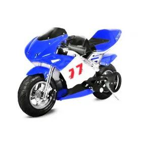 Minibike PS77, modrá-černá