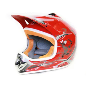 Dětská Moto Helma Nitro, Červená