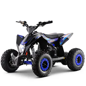 Dětská elektrická čtyřkolka FactoryTeam 1000W - Modrá