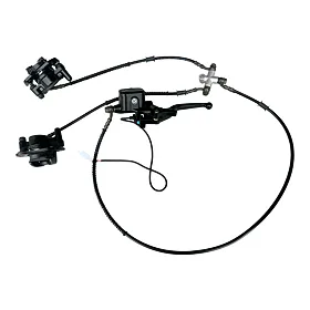 Zadní hydraulická brzda pro větší elektrické čtyřkolky