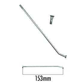 Drát/špice do zadního kola 14" 153mm
