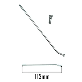 Drát + nipl do kola 112mm