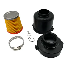 Vzduchový filtr v plastovém boxu 38mm, rovný