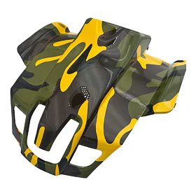 Čelní plast na dětskou čtyřkolku Toronto žluté camo
