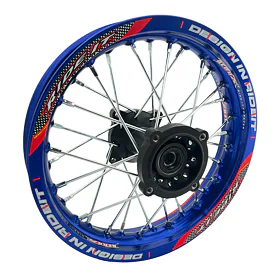 Zadní ráfek pitbike 12 palců RIDEIT modrá