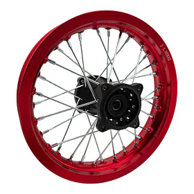 Zadní ráfek pitbike 12 palců ALLOY červená