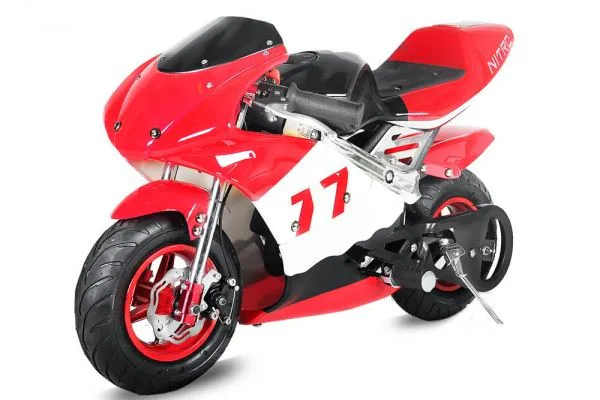 Minibike PS77, červená-černá