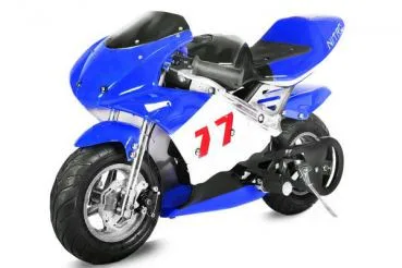 Minibike PS77, modrá-černá