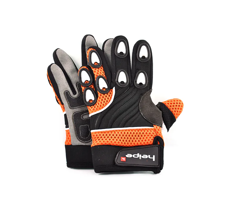 Dětské MotoCross rukavice Heipe Oranžové