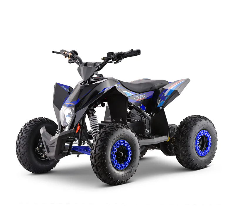Dětská elektrická čtyřkolka FactoryTeam 1000W - Modrá