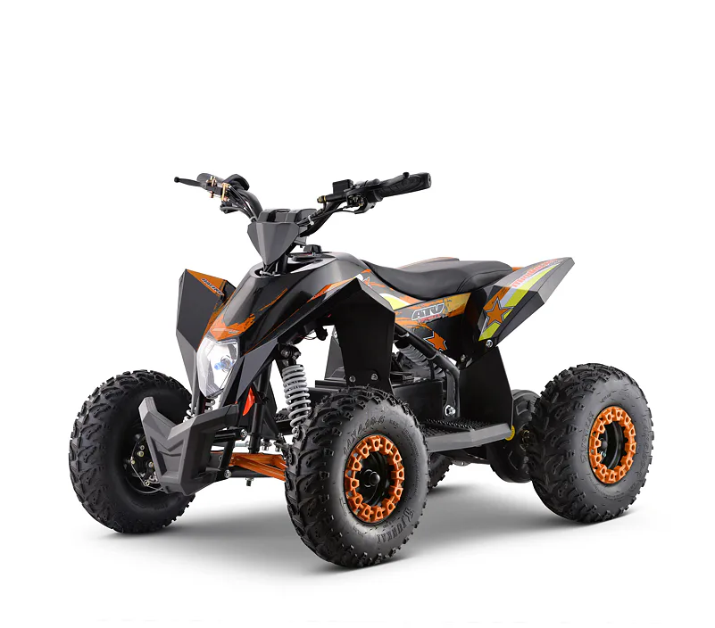 Dětská elektrická čtyřkolka FactoryTeam 1000W - Oranžová