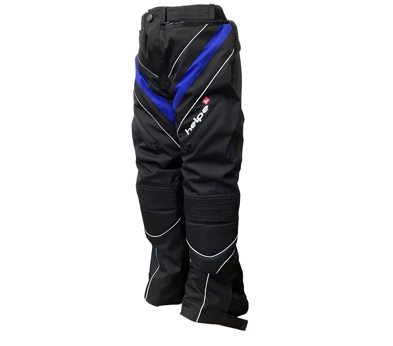 Dětské moto kalhoty HEIPE modré