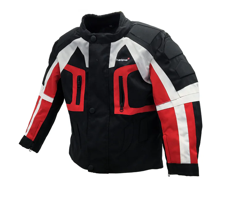 Dětská moto bunda HEIPE červená
