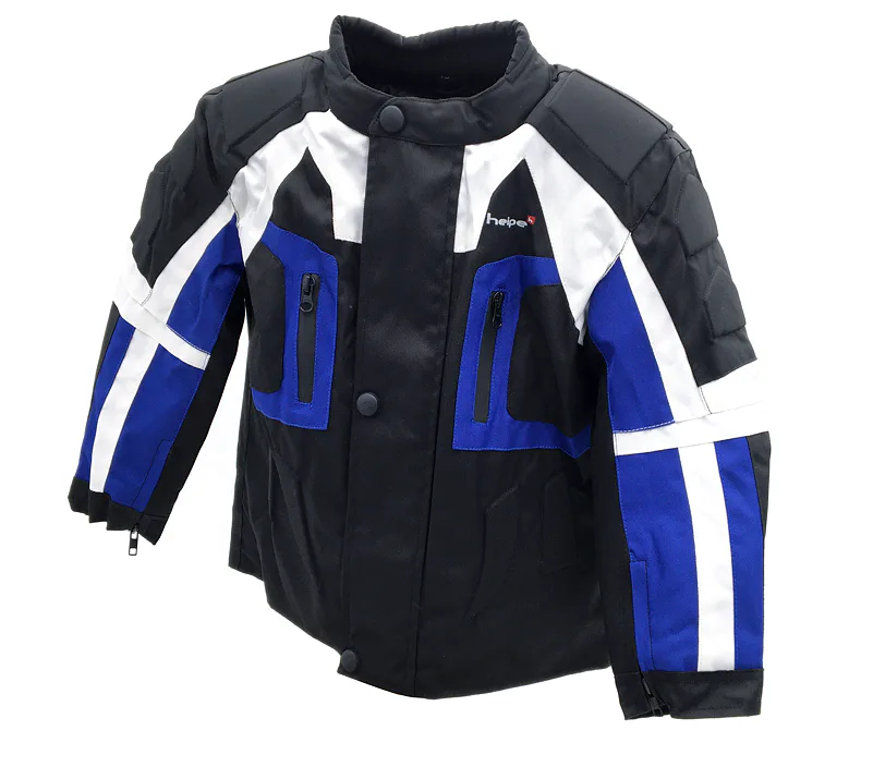 Dětská moto bunda HEIPE modrá