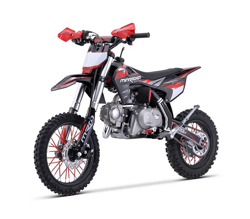 Pitbike MiniRocket DK110 Poloautomat, černý