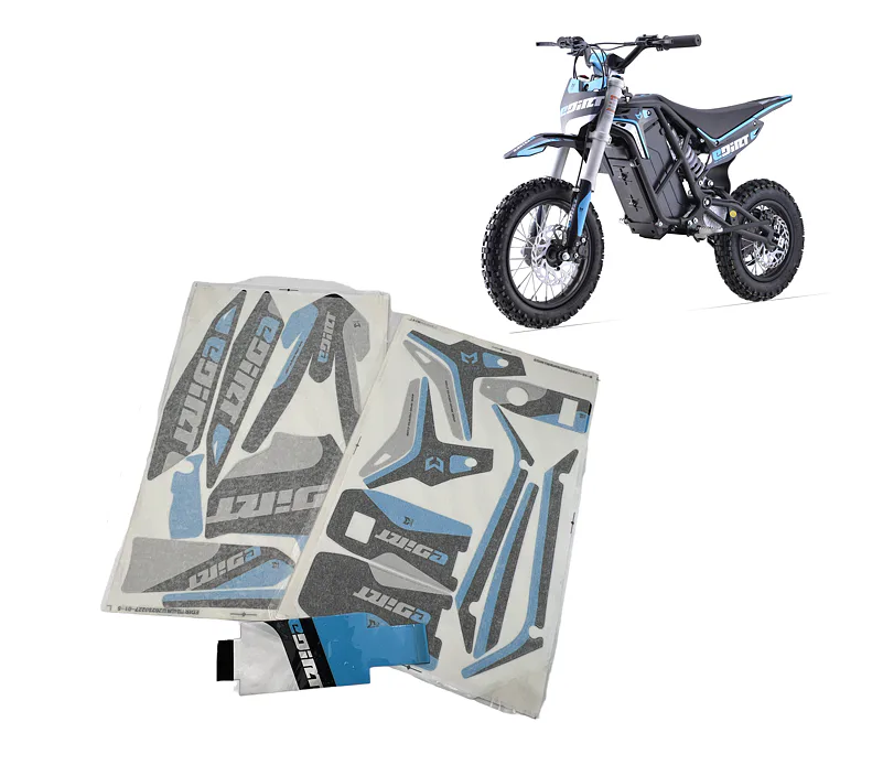 Sada polepů pro MiniRocket eDIRT, modrá