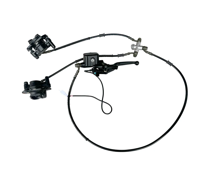 Zadní hydraulická brzda pro větší elektrické čtyřkolky
