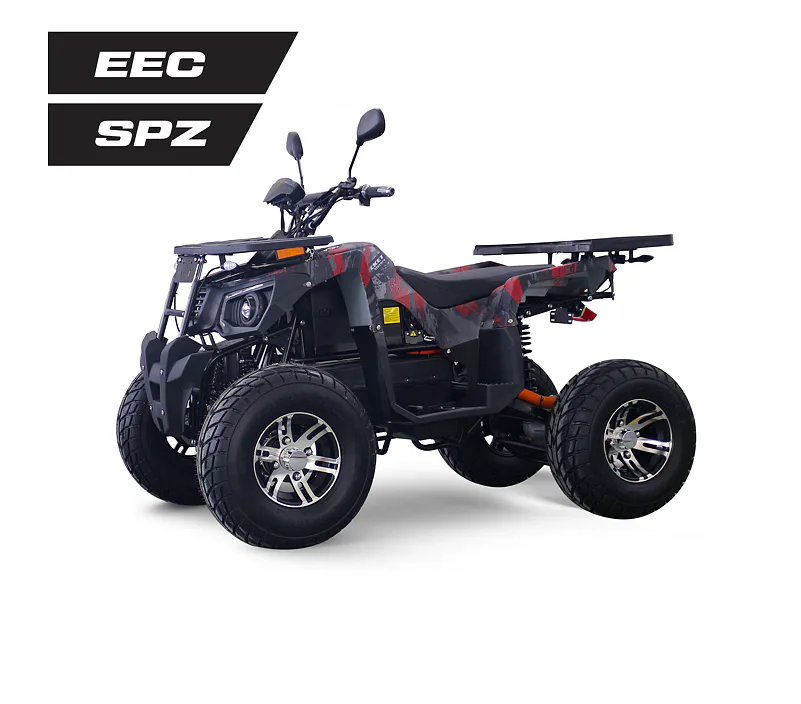 Elektrická čtyřkolka MiniRocket GreenLander 3000W SPZ, red camo