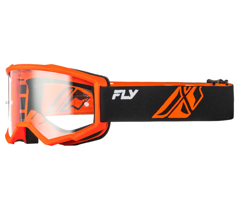 Brýle FOCUS, FLY RACING - USA dětské (černá/oranžová)