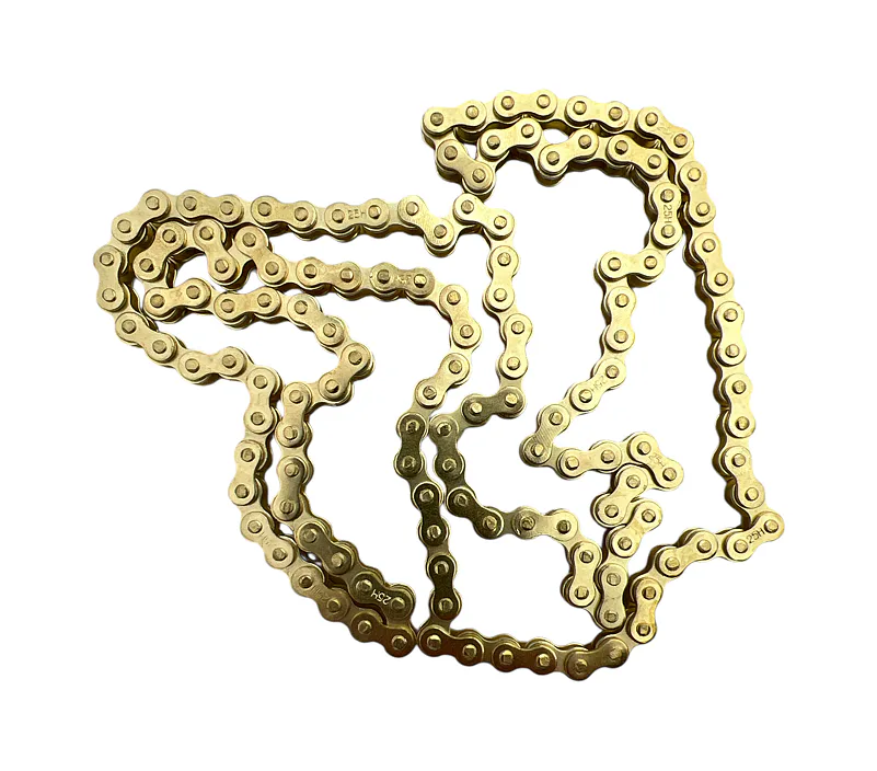 Řetěz 25H 136 článků, zlatý