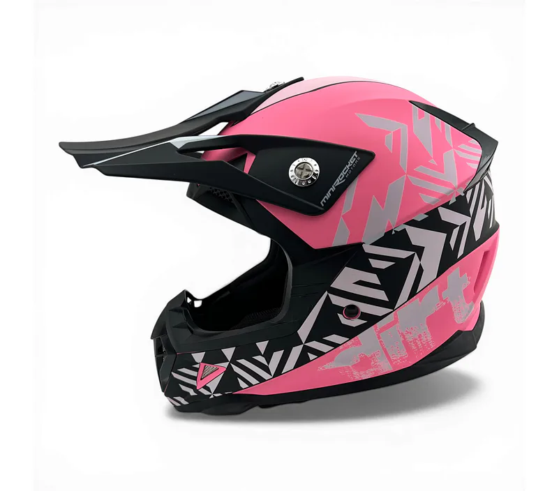 Dětská cross helma MiniRocket DIRT, Pink