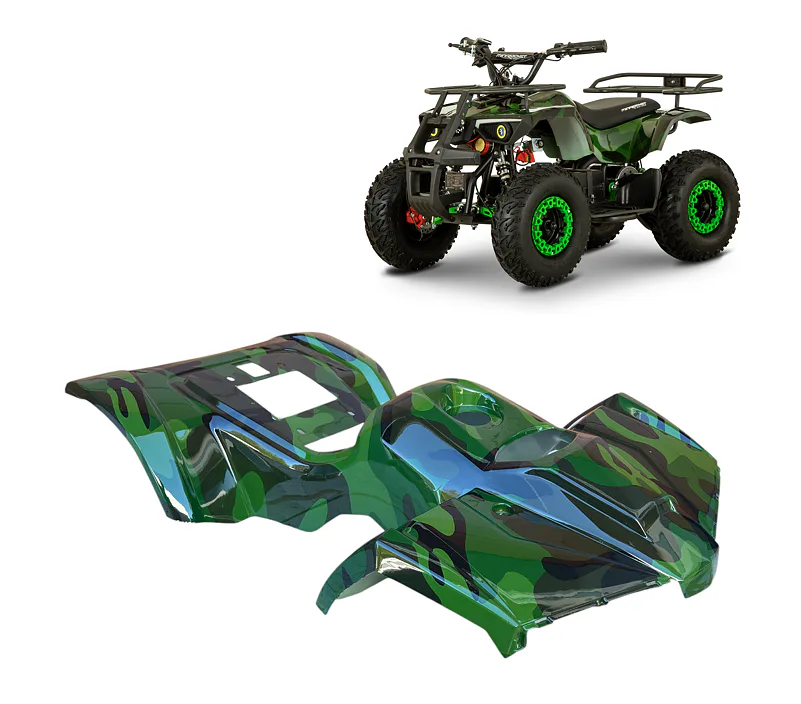 Kapotáž pro čtyřkolku MiniHunter, green camo