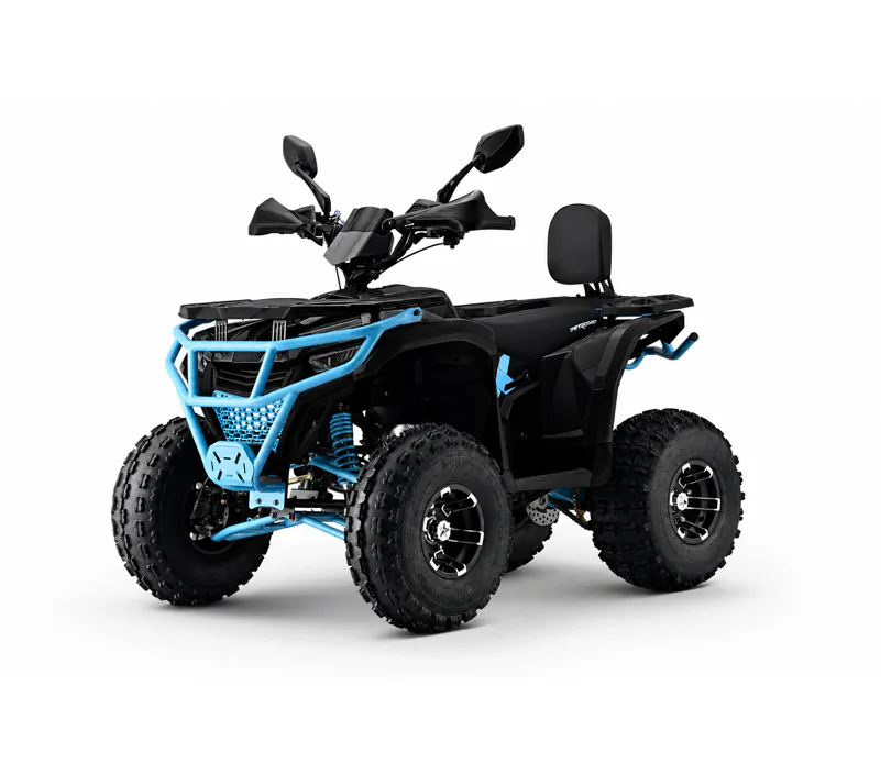 Čtyřkolka MiniRocket Troodon 3+1 Deluxe černo-modrá