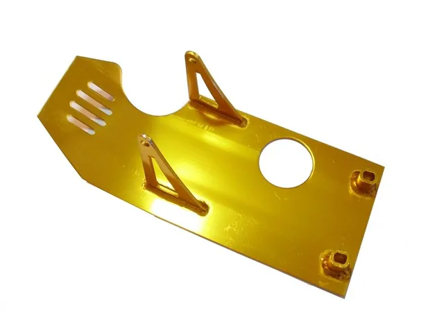 Kryt pod motor, zlatý