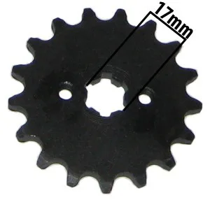 Primární ozubené kolečko, typ02 (420H,13z,17mm)