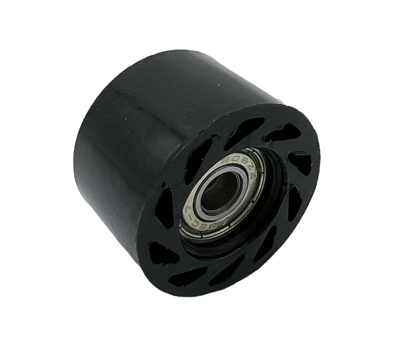 Pitbike rolnička řetězu rovná, vnitřní průměr 8mm, černá