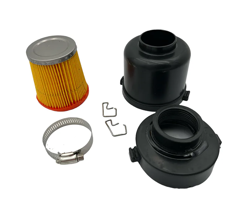 Vzduchový filtr v plastovém boxu 38mm, rovný
