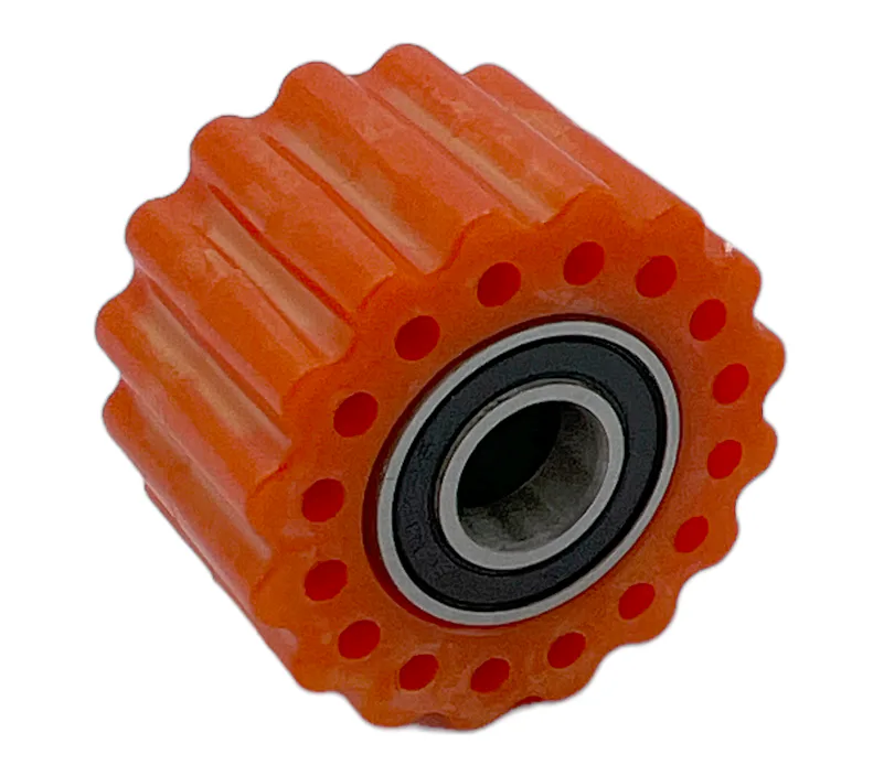 Rolnička řetězu 10mm, oranžová typ5