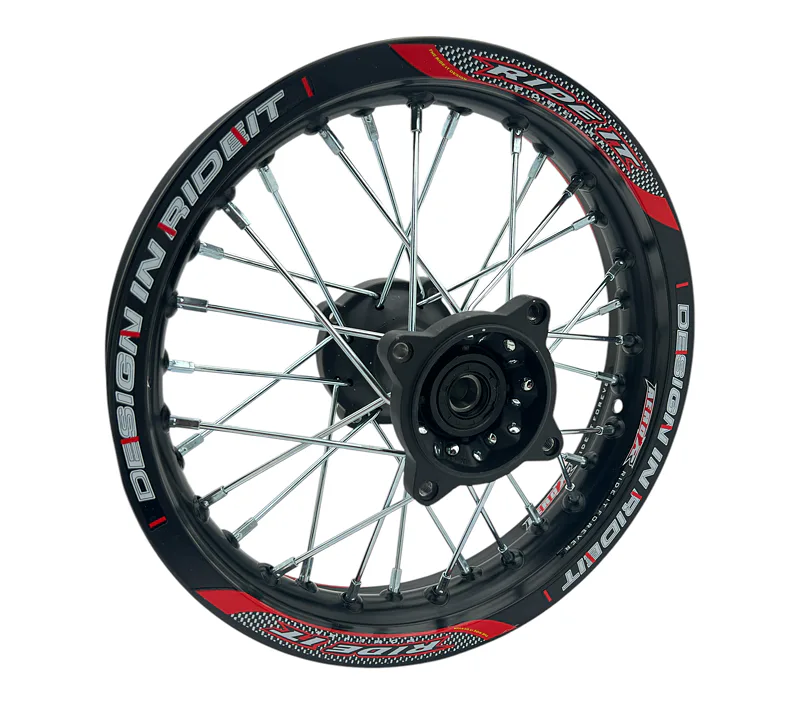 Zadní ráfek pitbike 12 palců RIDEIT černá