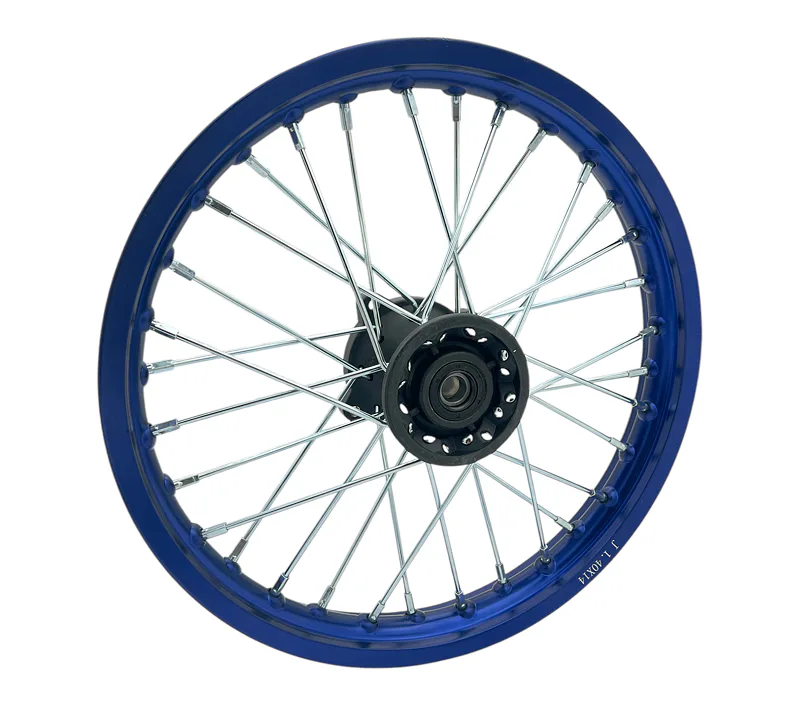 Přední ráfek pitbike 14 palců ALLOY modrá