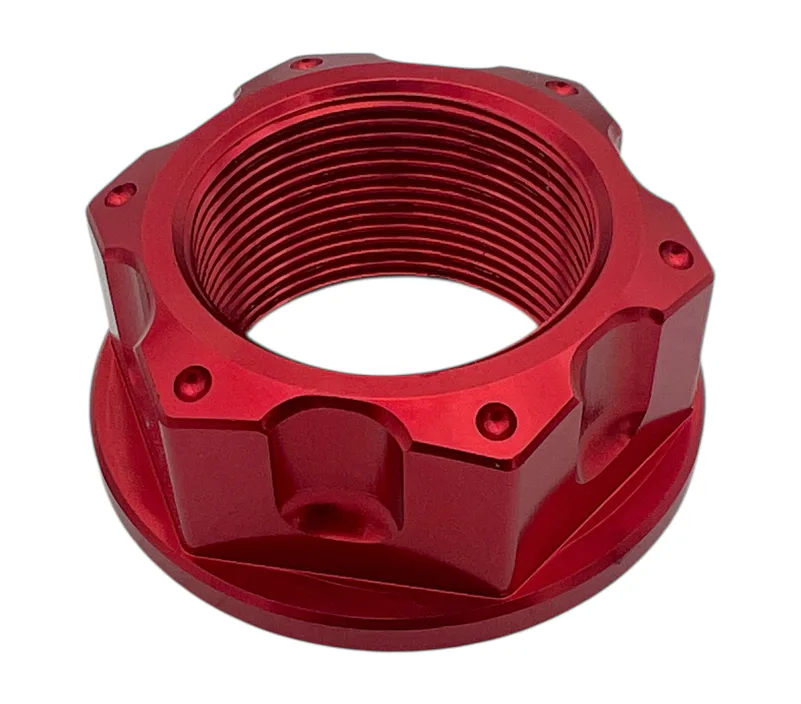 Vrchní CNC matice krku řízení, červená