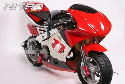 Minibike PS77, červená-černá