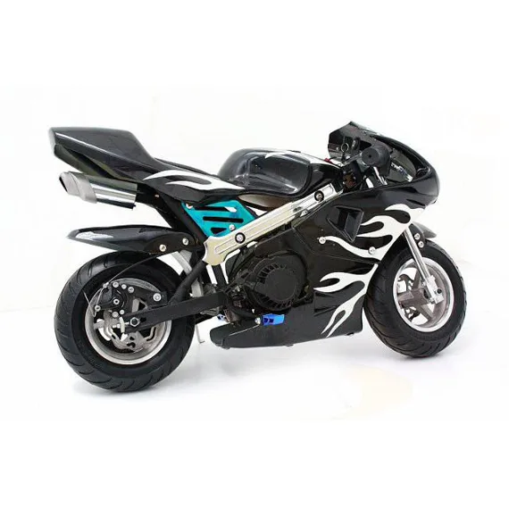 Minibike FLAME EDITION, černá-zelená