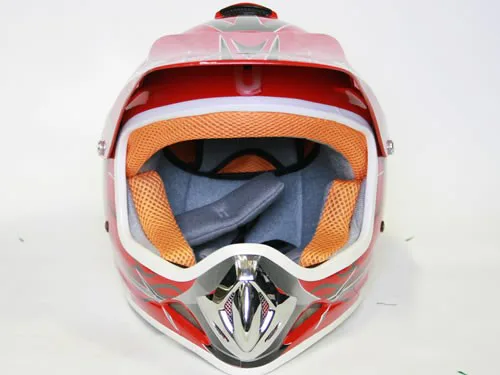 Dětská Moto Helma Nitro, Červená