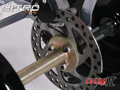 Dětská čtyřkolka ATV Cobra 2 49cc červená + el. start