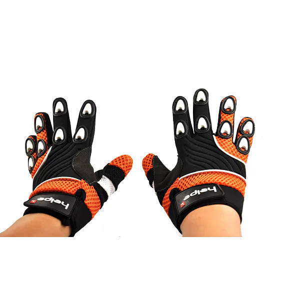 Dětské MotoCross rukavice Heipe Oranžové