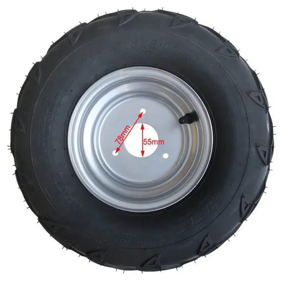 Kompletní kolo pro ATV, 16x8-7