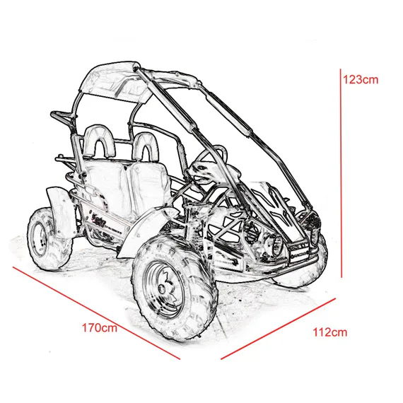 Dětská Buggy HammerHead GT80 200ccm