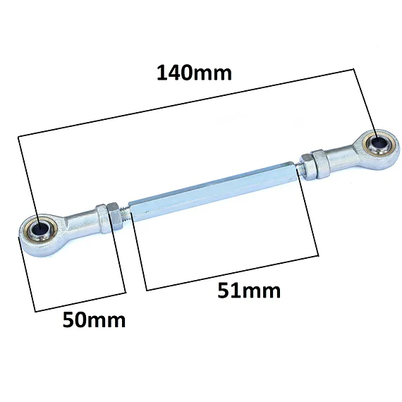 Spojovací tyč řízení pro miniquad 