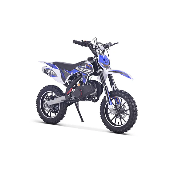 Minicross Gazelle 49ccm E-start - Modrý