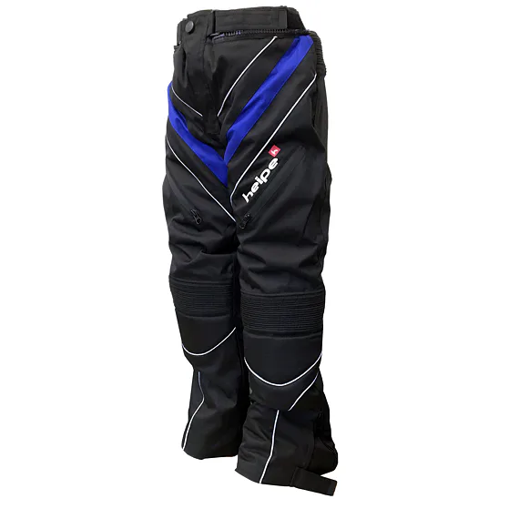 Dětské moto kalhoty HEIPE modré