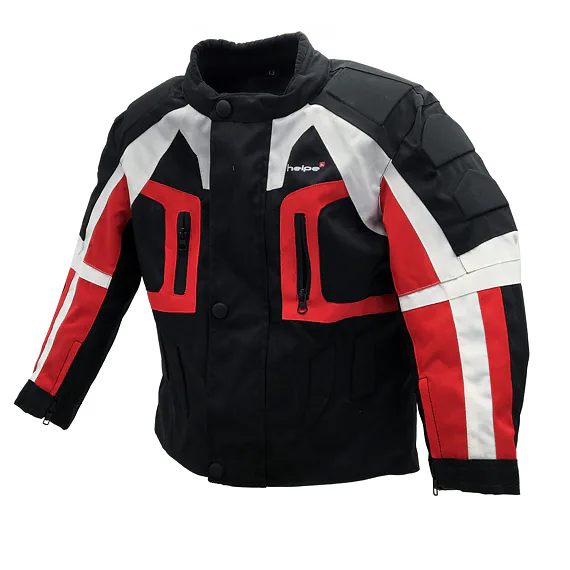 Dětská moto bunda HEIPE červená