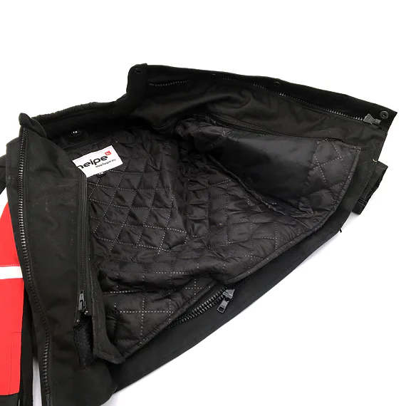 Dětská moto bunda HEIPE červená