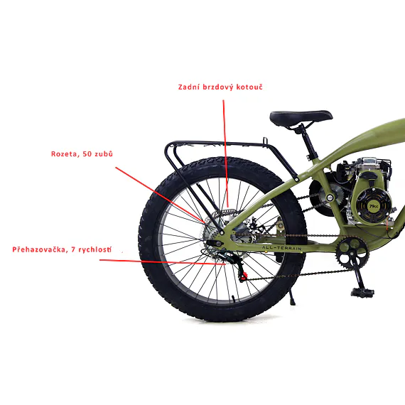 Motokolo PetrolBiker ALL TERRAIN Fat Tire Army