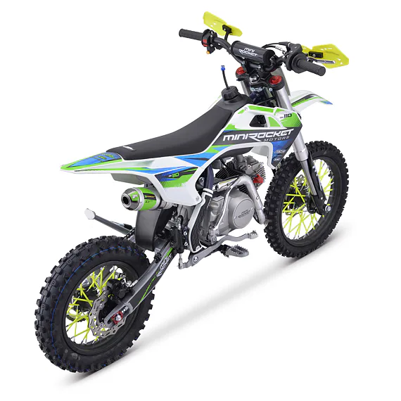 Pitbike MiniRocket DK110 Poloautomat, modrý