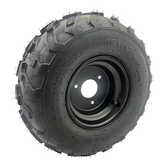 Pravé kolo s diskem 16x8-7" V-Profil, ocelový ráfek 3 díry